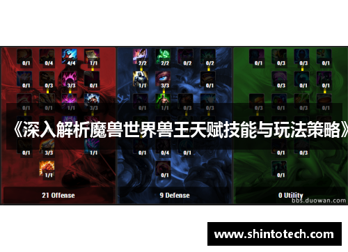 《深入解析魔兽世界兽王天赋技能与玩法策略》